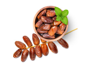 dates isolated on white background