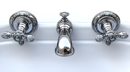 Obraz premium a close up of a faucet