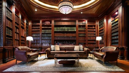 オンラインミーティング用背景 テレビ会議背景用 ZOOM会議背景用 CG 部屋 ラウンジ 本棚 書斎 video conferencing for using in video conference and as a zoom background.