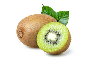 kiwi fruit isolated on white background