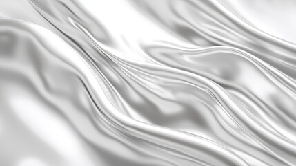 Shiny silver fabric texture