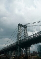 Manhattan Bridge on a Gloomy Day