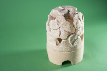 Decorative Floral Stone Sculpture