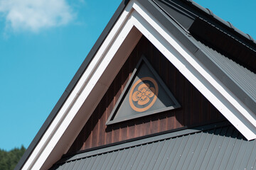 日本の伝統的な街の風景。宿場町。熊川宿。福井県