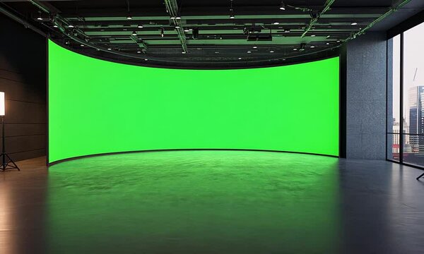 Curved Green Screen Studio