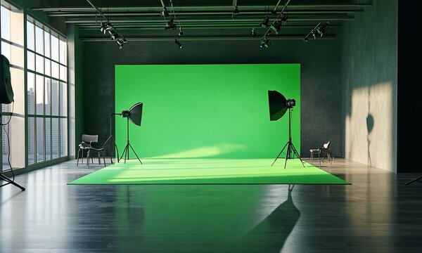 Green Screen Studio Photography Setup