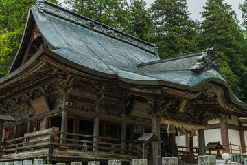 日本　長野県松本市にある牛伏寺の観音堂