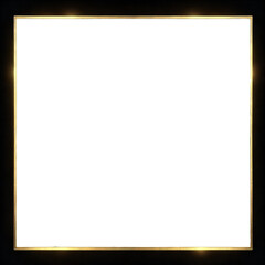 Obraz premium A gold framed white background with a black border