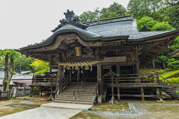 Fototapeta premium 日本 長野県松本市にある牛伏寺の観音堂