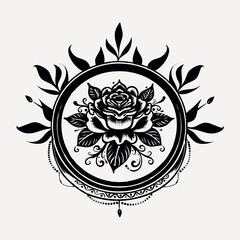 Obraz premium rawpixeloffice21_a_vintage_victorian_styled_dusting_powder_tatt_16abc006-97b2-4fc3-bdf8-1488854f0474