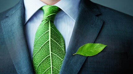 Eco Friendly Business Attire Incorporating Nature Inspired Design