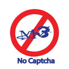 Obraz premium no captcha sign