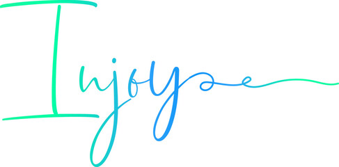 injoy text, gradient color injoy text, injoy vector