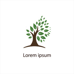 Obraz premium Natural tree logo design