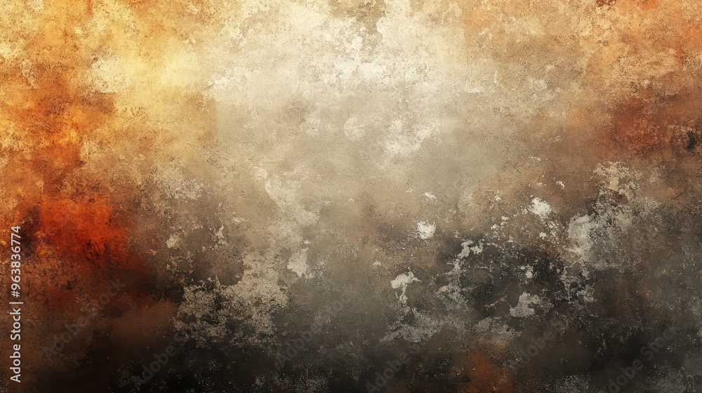 Poster a blurry, grainy, and somewhat dark image with a lot of texture. the colors are mostly brown and bla