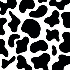 Cow print pattern animal seamless. Cow skin abstract for printing, cutting, stickers, stencils, web, cover, wall stickers, home decorate and more.