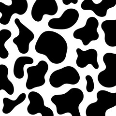 Cow print pattern animal seamless. Cow skin abstract for printing, cutting, stickers, stencils, web, cover, wall stickers, home decorate and more.