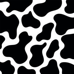 Cow print pattern animal seamless. Cow skin abstract for printing, cutting, stickers, stencils, web, cover, wall stickers, home decorate and more.