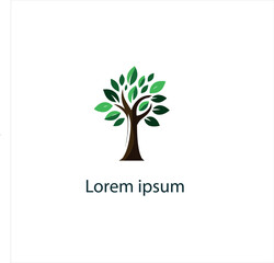Obraz premium Natural tree logo design