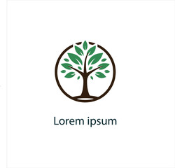 Obraz premium Natural tree logo design