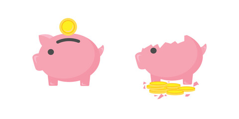 piggy bank collection set