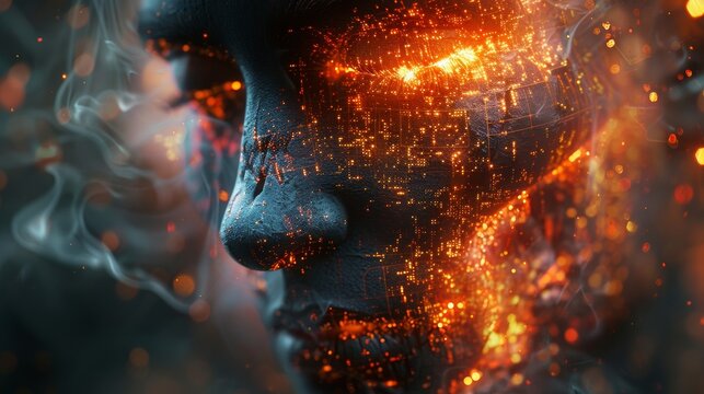 digital death glitching into oblivion