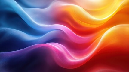 Obraz premium 3d abstract backgroun3d spiral paint smear curly multicolore3d brushstroke artistic wallpaper folde3d ribbon