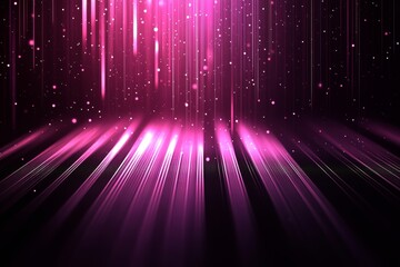 Phase velocity spatial frequency and quantum electrodynamics bright glowing magenta light beams creating an intense cosmic effect with a deep sense of radiance