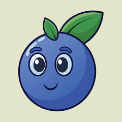 Obraz premium green apple cartoon