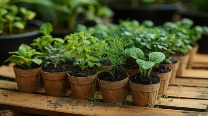 growing herbs in pots