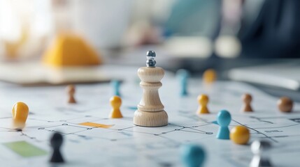 Strategic business plan with a timeline and key objectives