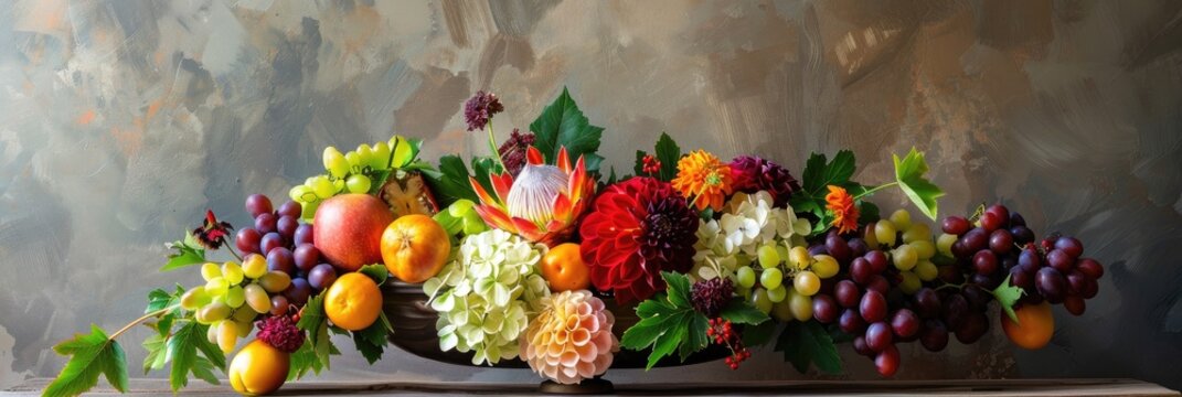 Fruit and Flower Display