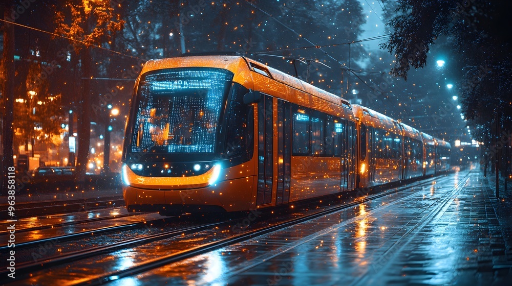 Aufkleber innovative graphic design for an efficient public transportation system