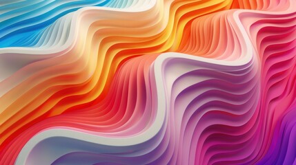 Fototapeta premium Abstract wavy background. Colorful abstract background.