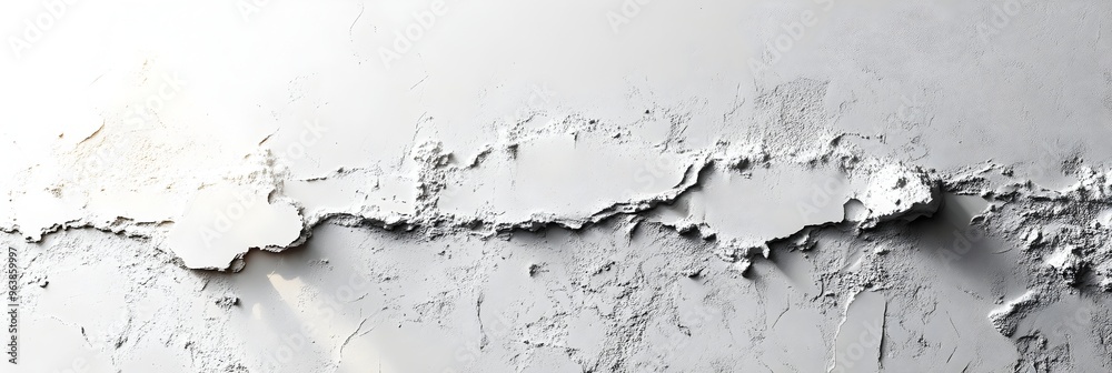 Poster Minimalist White Background with Subtle Shadow Effects