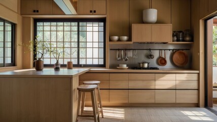 modern kitchen interior