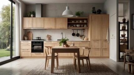 Fototapeta premium modern kitchen interior