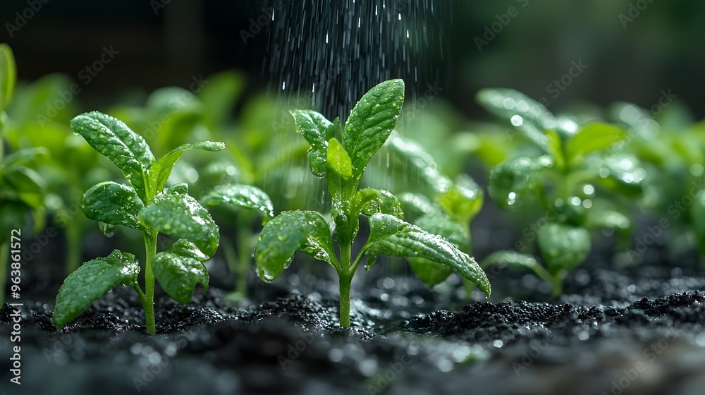 Aufkleber Automated Smart Irrigation System Using IoT Sensors for Efficient Water Management