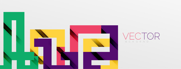 Color bend lines with shadow texture effect. Vector Illustration For Wallpaper, Banner, Background, Card, Book Illustration, landing page