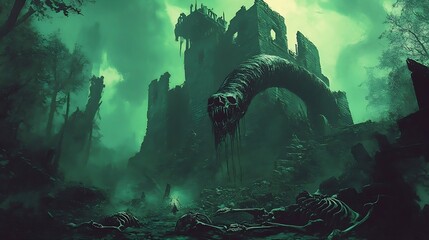 landscape with a dragon