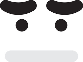 Sad Cartoon Face Expression