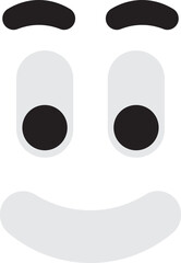 Smile Cartoon Face Expression