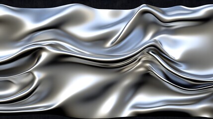 Naklejka premium Abstract Silver Drape Texture Background