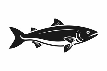 Trout silhouette, Trout fish vector