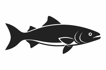 Trout silhouette, Trout fish vector