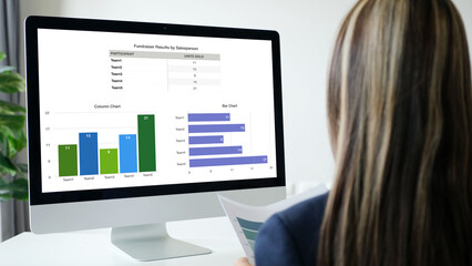 Analysis sale data, business plan information and business growth chart to analysis for project...