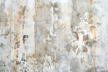 Fototapeta premium A textured wall featuring a blend of gray and beige tones, with weathered details and subtle patterns for artistic backgrounds.