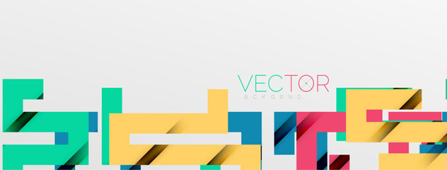 Color bend lines with shadow texture effect. Vector Illustration For Wallpaper, Banner, Background, Card, Book Illustration, landing page