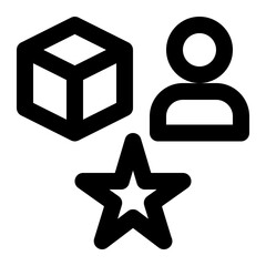 customer success, customer, product, satisfaction, experience, feedback, best product outline icon