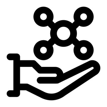 hand holding drone icon clip art preview